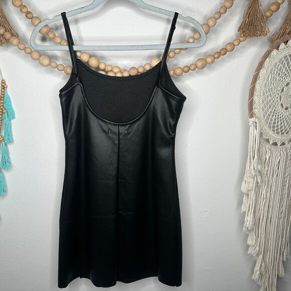 Urban Outfitters Faux Leather Mini Dress - Picture 3 of 4
